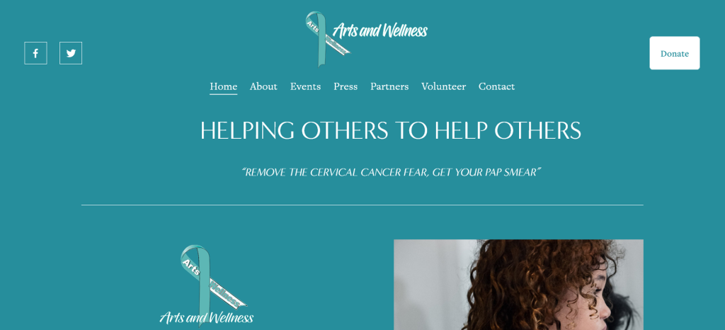 arts & wellness-website