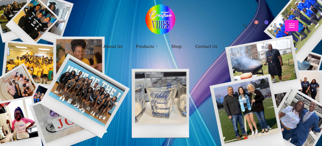 creative vibes-website