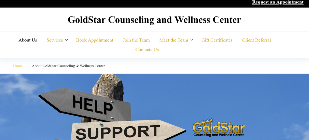 goldstarwellness.com website